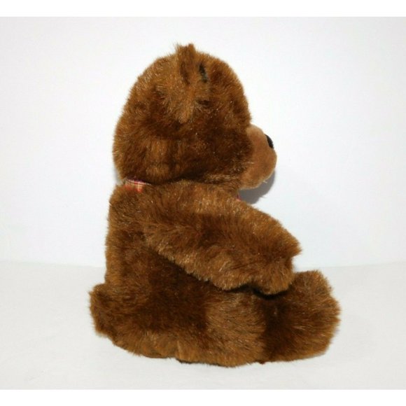 GUND McIntosh MAC The Bear Who Fights Cancer Teddy Plaid Bow 17" Plush Stuffed - Picture 4 of 9